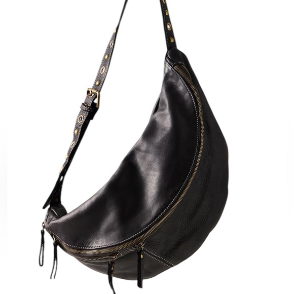 Free People BOLSA NOVA Bella Sling Bag Black - Picture 1 of 11